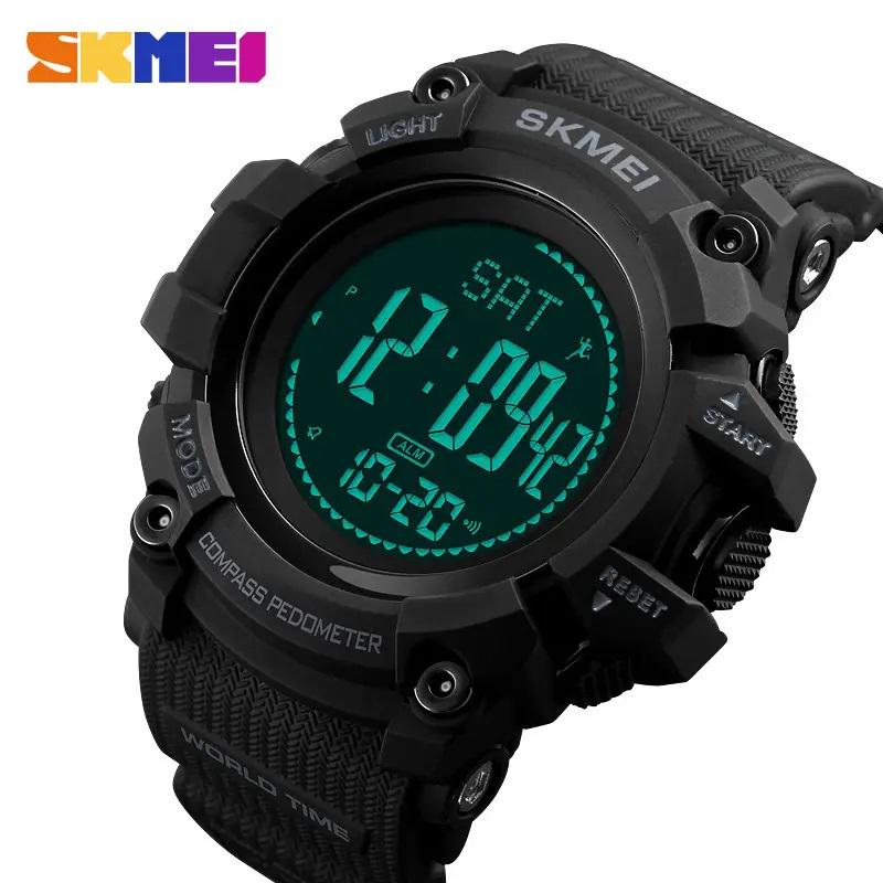 ᐉ Мужские часы Skmei 1356 для военных с компасом • Купить в Киеве ...
