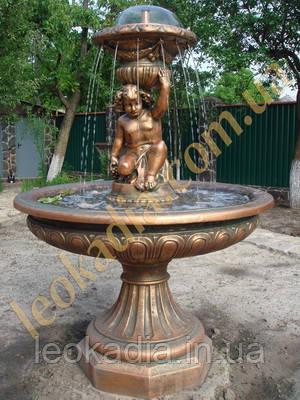 Фонтан Хлопчик з кошиком 82х82 см/ø 150x180 см (806) - фото 2 Фонтан Хлопчик з кошиком 82х82 см/ø 150x180 см (806) - фото 2