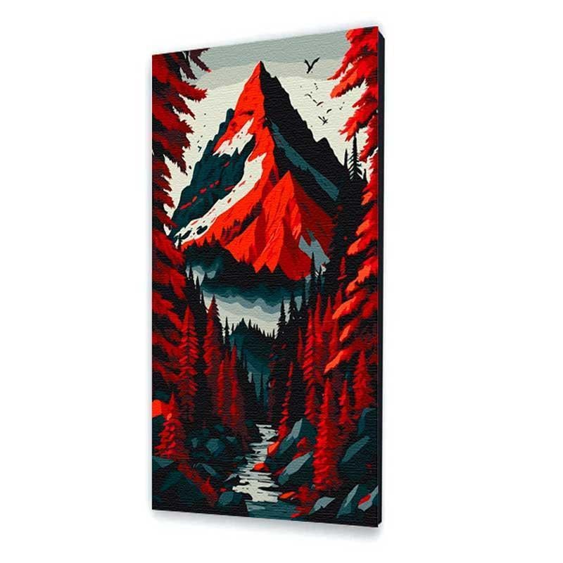 Картина по номерам ART CRAFT Красный лес 40х80 см (11021-AC)
