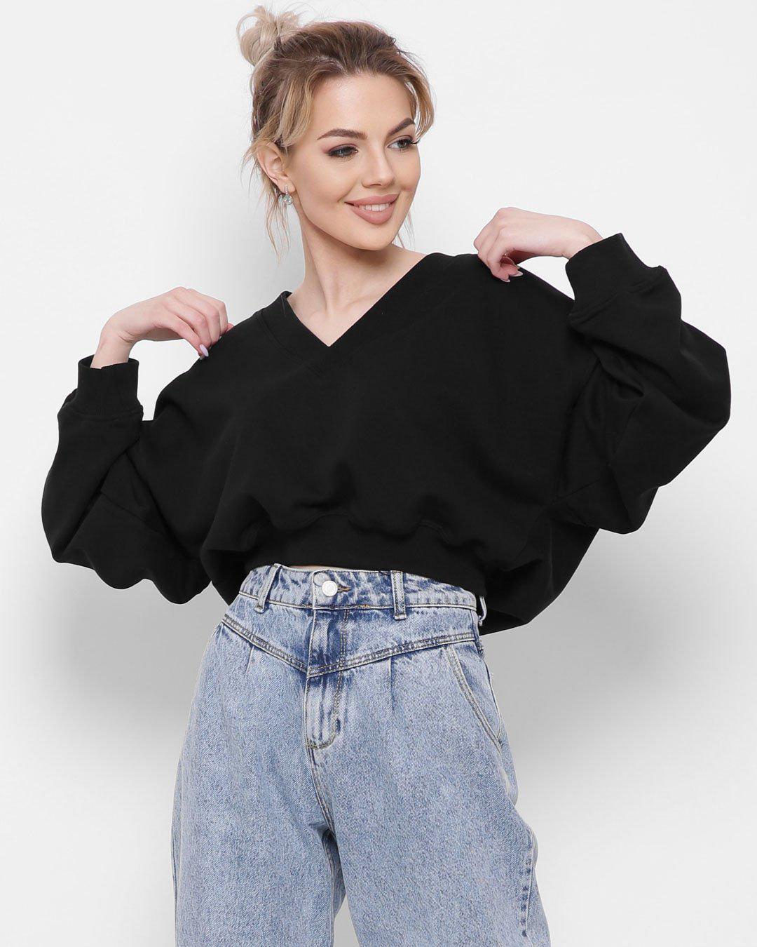 Свитшот Carica 6606-8 L Черный (2000002406662) - фото 1