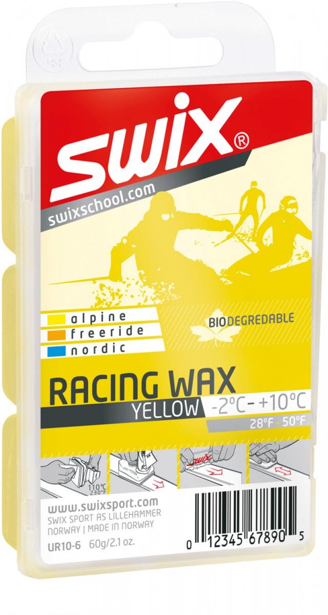 Парафин Swix UR10 Yellow Bio Racing Wax 60g (1052-UR10-6)