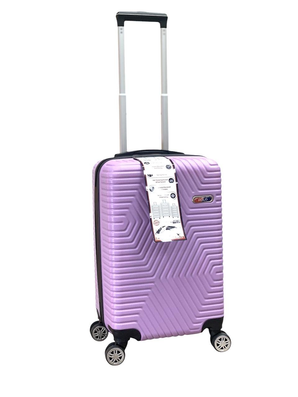Валіза Polo ПК015-S полікарбонат на 4-х подвійних колесах маленька S 50 л Ліловий - фото 1 Валіза Polo ПК015-S полікарбонат на 4-х подвійних колесах маленька S 50 л Ліловий - фото 1