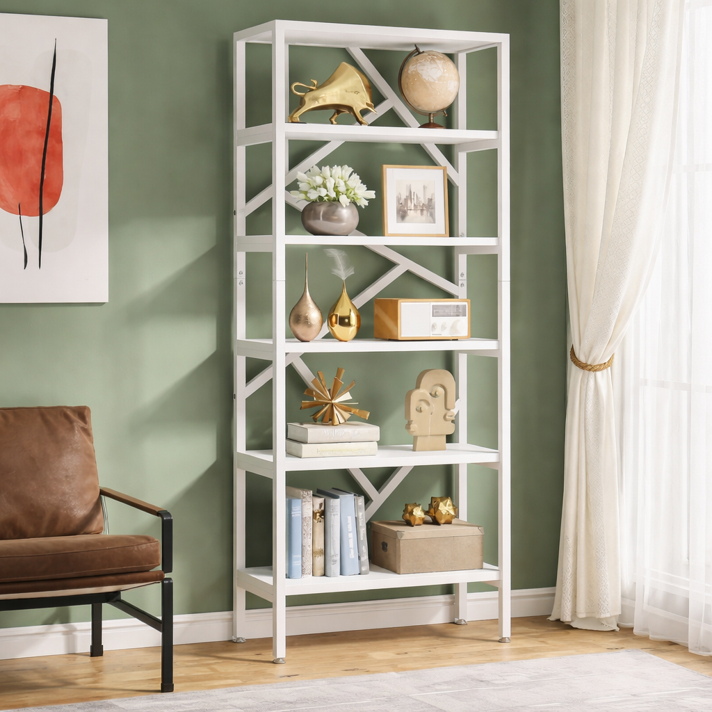 Стеллаж Etagere 24 6 полок Белый (ST157)