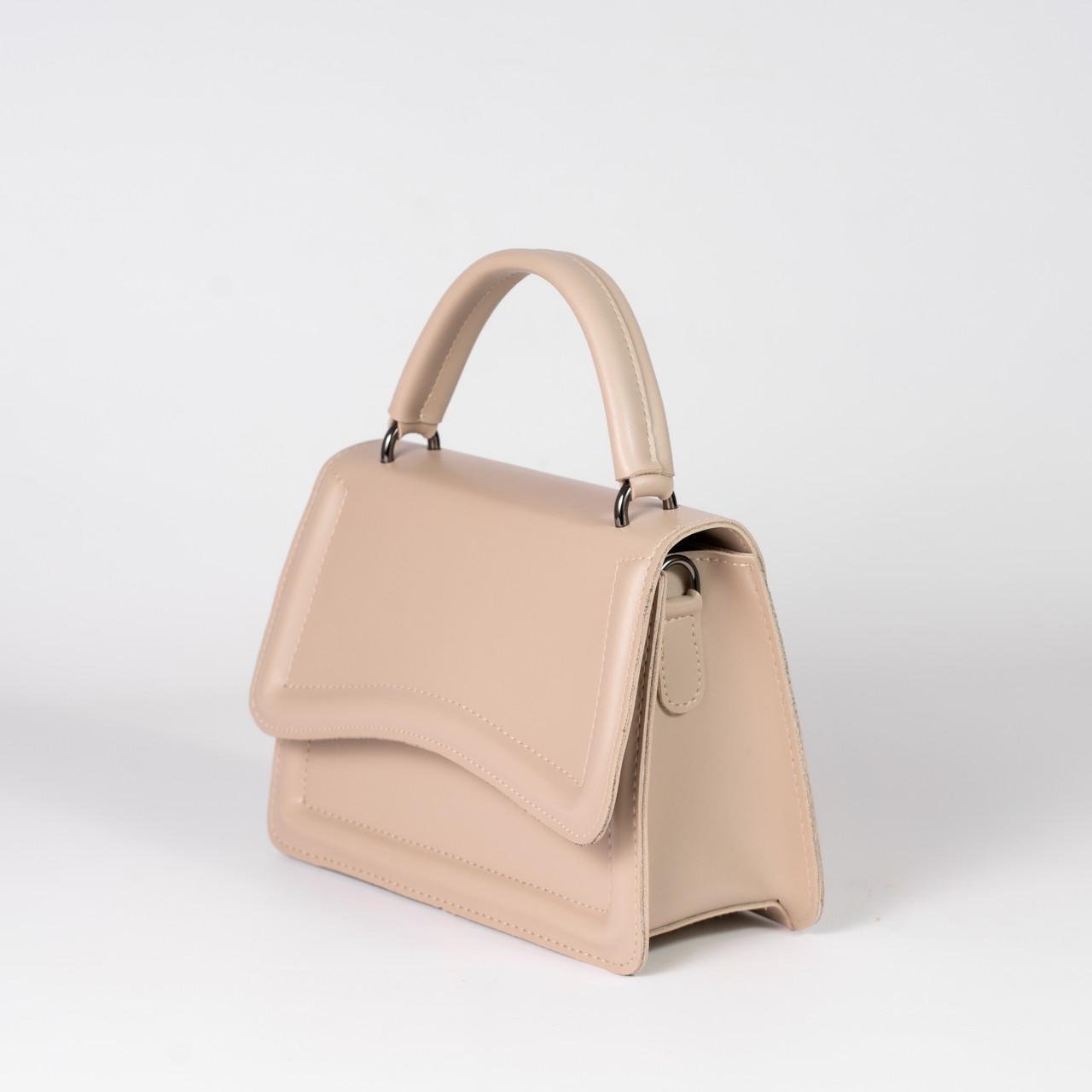 Сумка женская кросс-боди XENIA № 18-24 Бежевый - фото 4