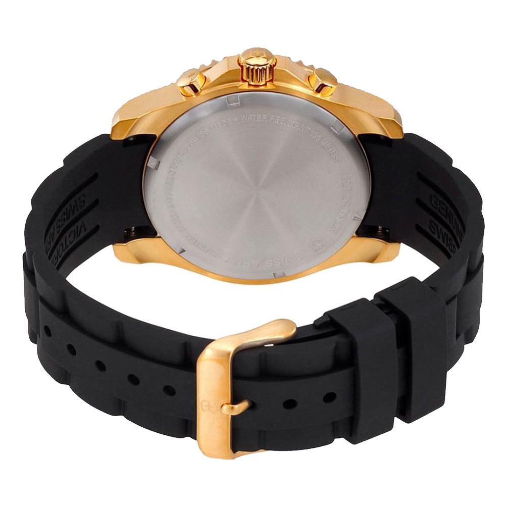 Наручний годинник чоловічий Victorinox Swiss Army Maverick Chrono кварцевий Gold (V249099) - фото 4