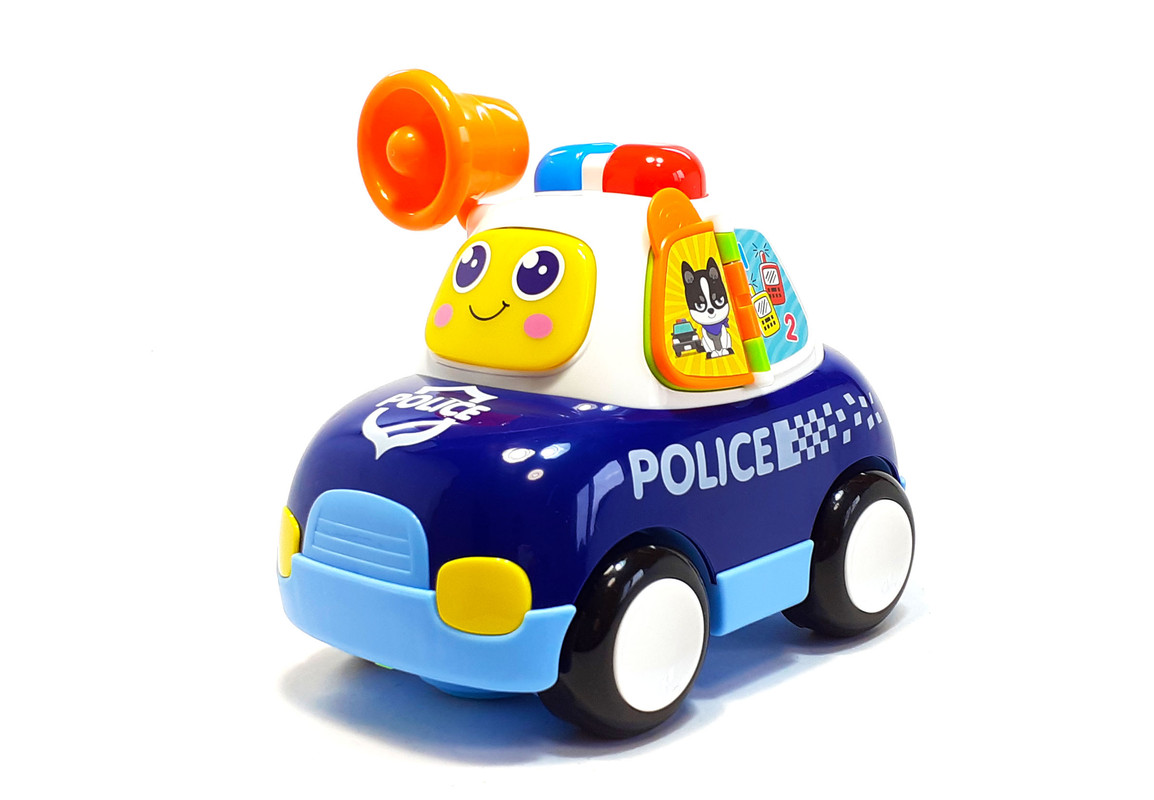 Детская каталка Hola Toys Полицейская Машинка разноцветная