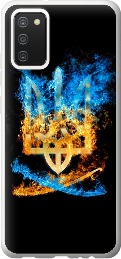 Чехол на Samsung Galaxy A02s A025F Герб (1635t-2203-42517)