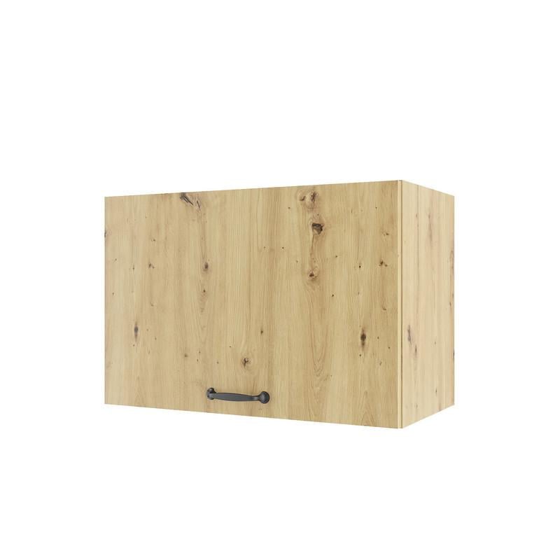 Шкаф навесной на кухню под вытяжку 600х317х404 мм Дуб Артизан (H-18)