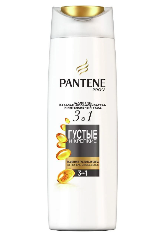 Шампунь Pantene 3в1 Густе та міцне 360 мл (8001090673329)