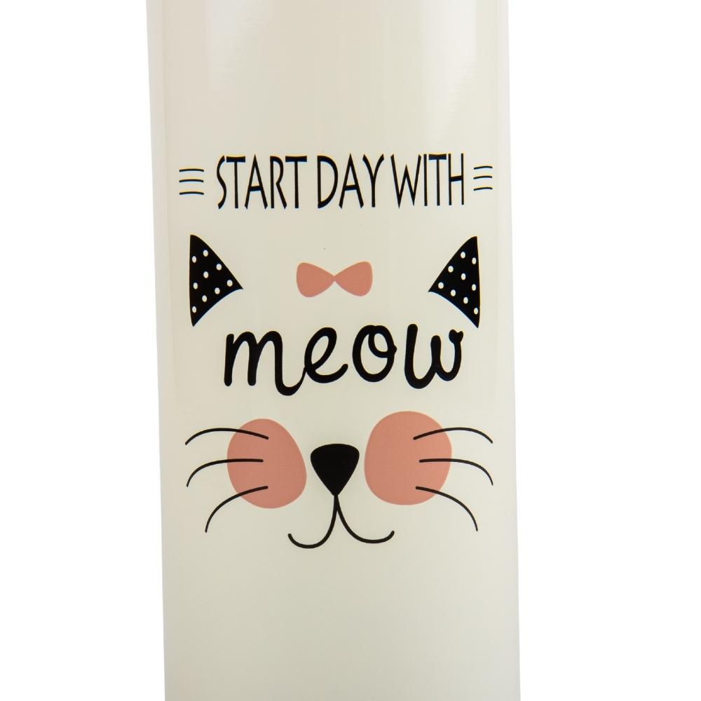 Термос Elisey Meow 500 мл Молочний (9064-006) - фото 2 Термос Elisey Meow 500 мл Молочний (9064-006) - фото 2
