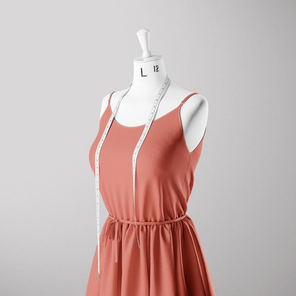 Тканина плательна штапель твіл Арахіс (18654) - фото 2