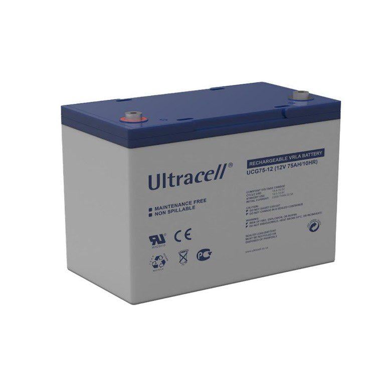 Батарея аккумуляторная гелевая Ultracell UCG7512 GEL 12V 75 Ah (59020)