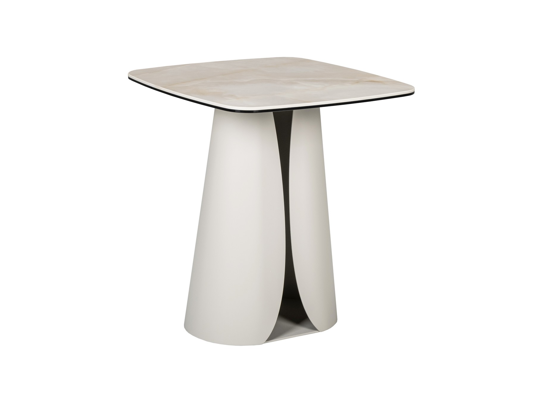 Кавовий стіл Лунаріо 500х500х560 мм Айворі онікс/Айворі (30979549) - фото 1 Кавовий стіл Лунаріо 500х500х560 мм Айворі онікс/Айворі (30979549) - фото 1