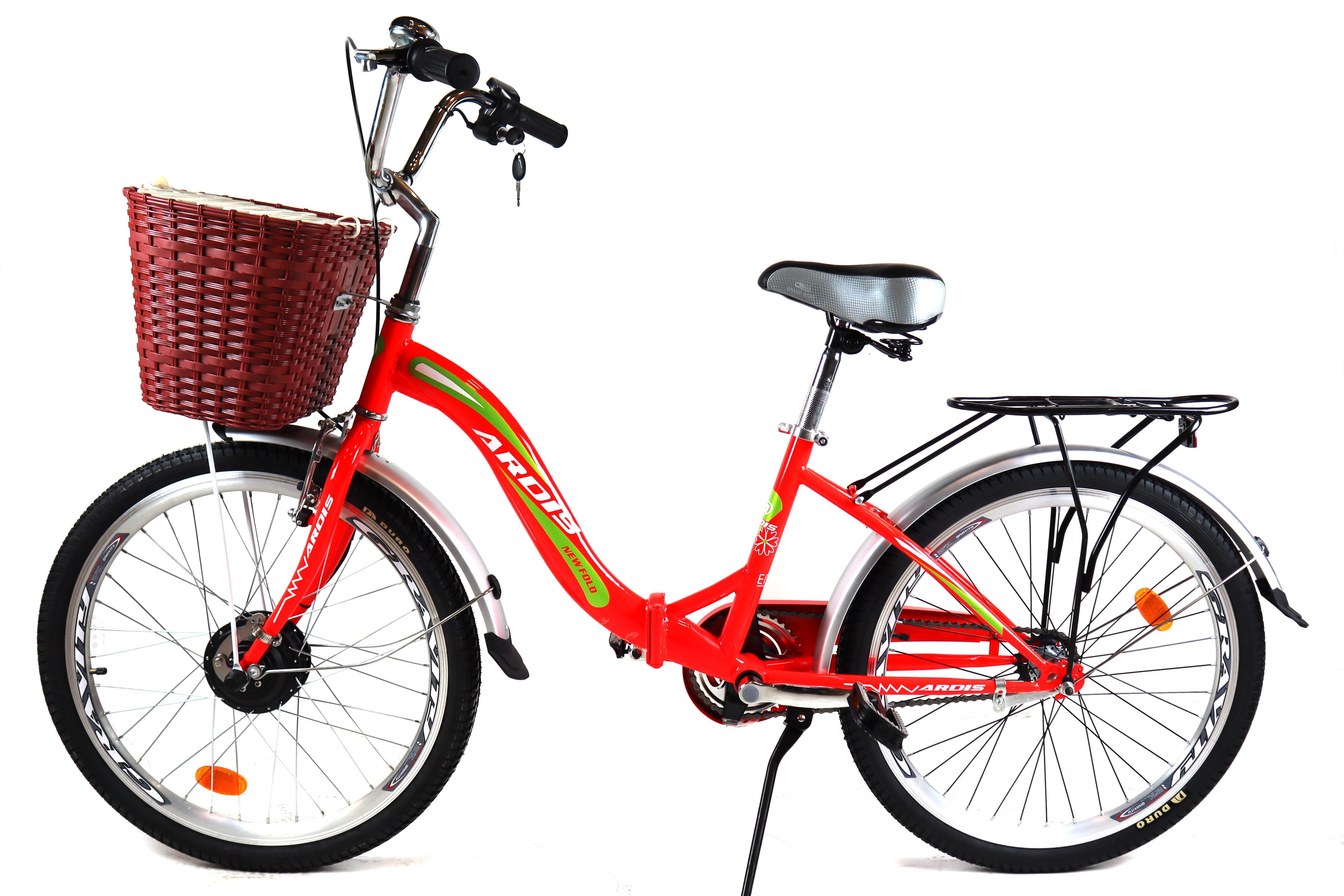 Електровелосипед FOLD 350 Вт складний Червоний (102283)