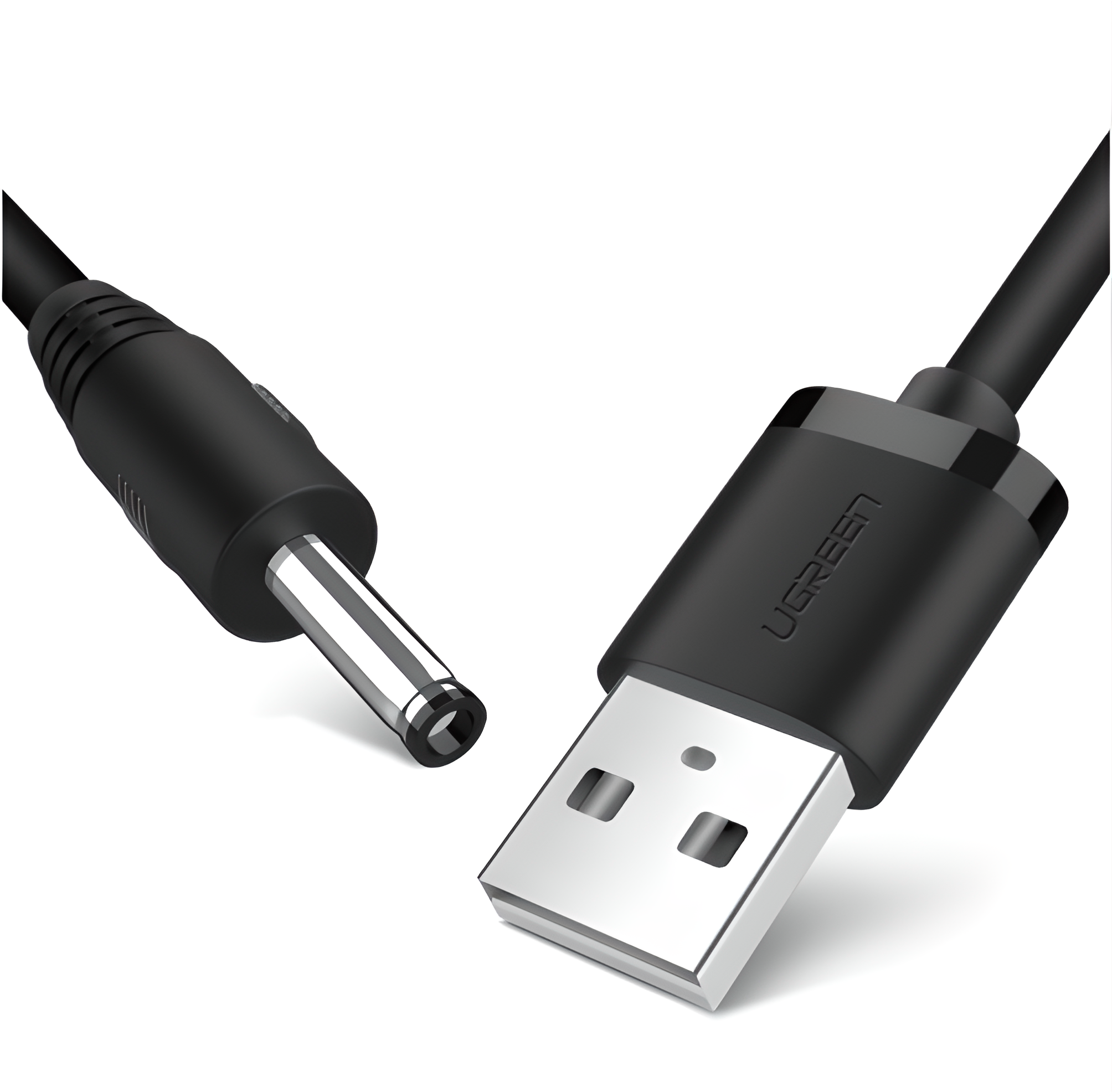 Кабель Ugreen USB 2,0 to DC 3,5 1,35 мм 1 м Black (10376)