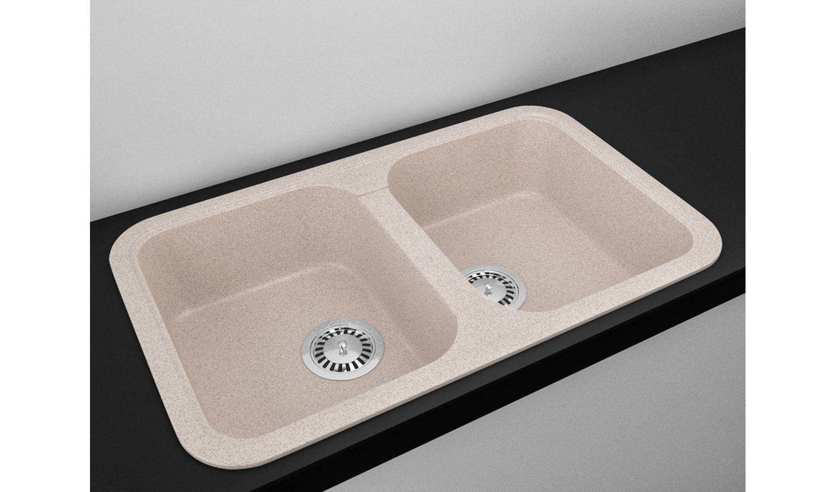 Кухонна мийка Lexona Royal гранітна з краном Авена - фото 5