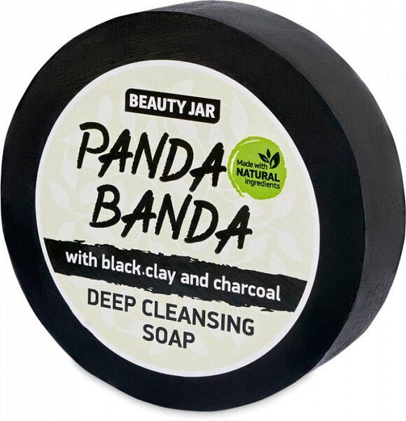 Мыло очищающее Beauty Jar Panda Banda с черной глиной и древесным углем 80 мл (4751030830742)
