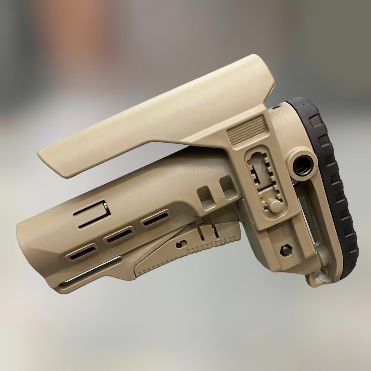 Приклад база DLG TBS TACTICAL PCP DLG-087/052 Mil-Spec с высоким подщечником 4 см антабки Черный (1715216748) Приклад база DLG TBS TACTICAL PCP DLG-087/052 Mil-Spec с высоким подщечником 4 см антабки Черный (1715216748)