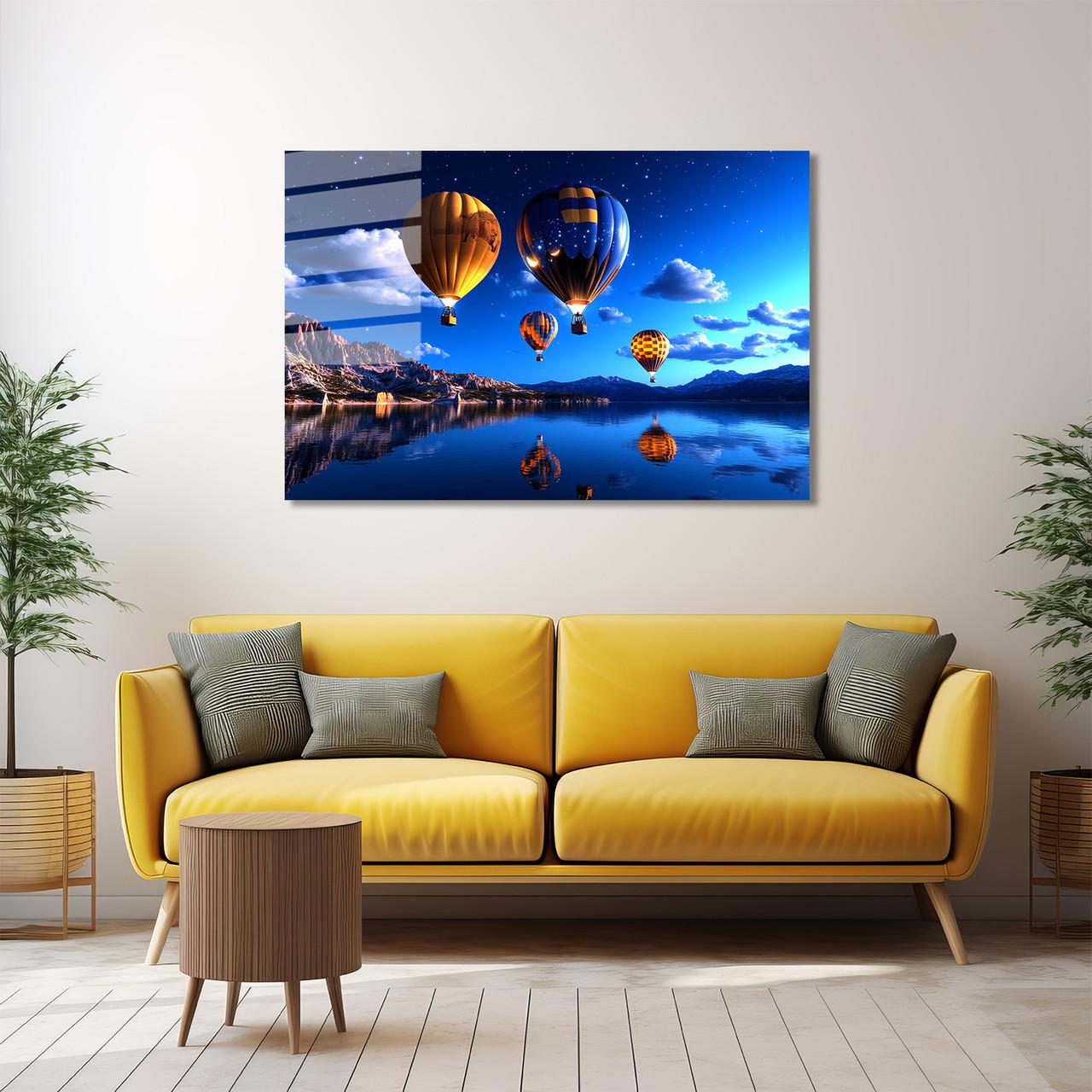 Картина на стекле NovellaPrint Воздушный шар 120х80 см (393.4)