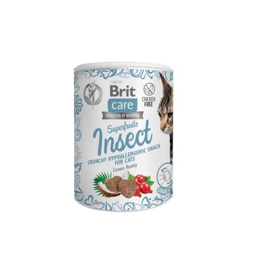 Ласощі для котів Brit Care Superfruits Insect 100 г комахи Ласощі для котів Brit Care Superfruits Insect 100 г комахи