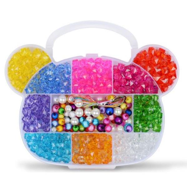 Набор для плетения браслетов бус из бусин и кулонов в виде МИККИ Калейдоскоп Xin Runyang 550 шт. (2587293678)