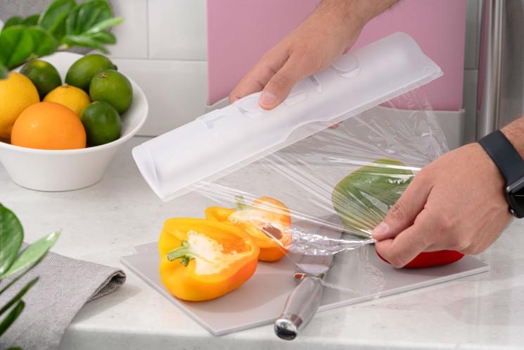 Кухонный диспенсер для пищевой пленки Ardesto Fresh пластик (AR1336TP) - фото 3 Кухонный диспенсер для пищевой пленки Ardesto Fresh пластик (AR1336TP) - фото 3