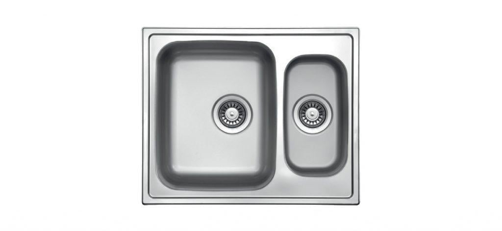 Мийка кухонна Ukinox LTP 615.500 15 GT 8K полірована та дошка кухонна обробна