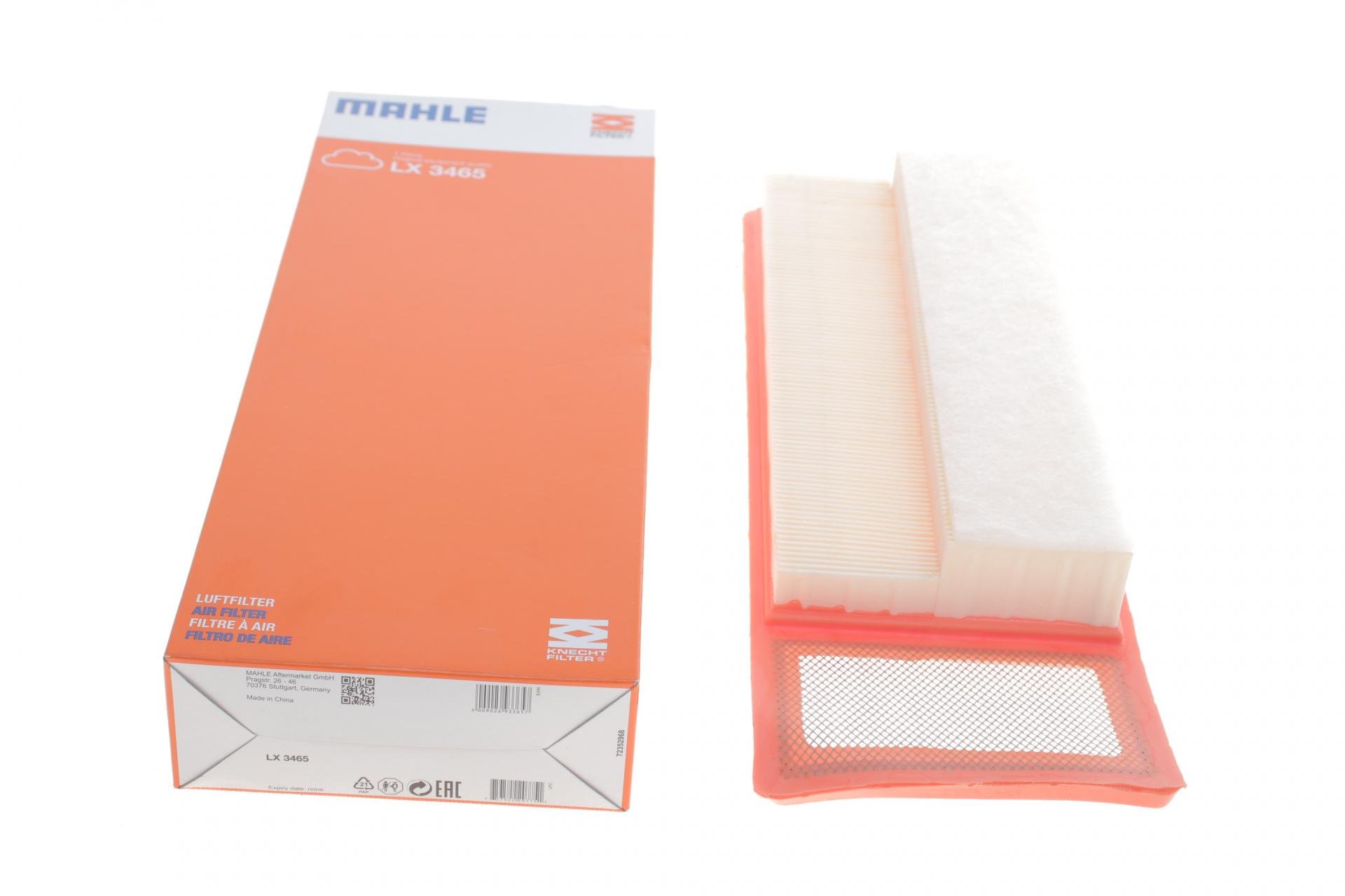 Фільтр повітряний KNECHT для Fiat Doblo 1,3D Multijet 10- (LX 3465)