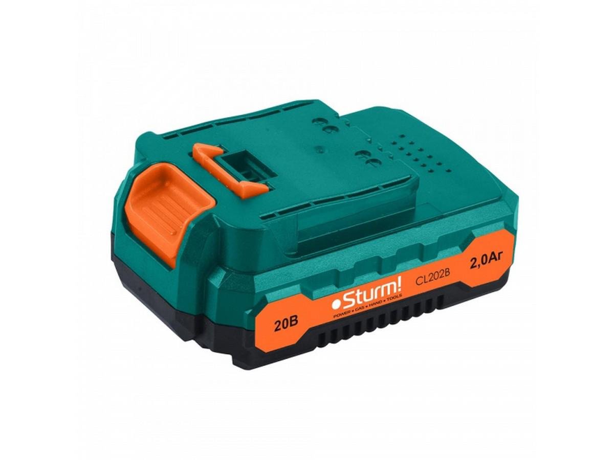 Акумуляторна батарея Li-Ion 20В 2 Aч Sturm CL202B (шур421) Акумуляторна батарея Li-Ion 20В 2 Aч Sturm CL202B (шур421)