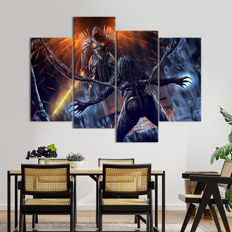 Настенний декор Персонажи игры StarCraft 129x90 см (A148-4)