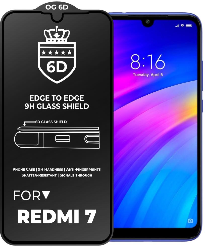 Защитное стекло 6D OG Crown Xiaomi Redmi 7 Black (19037) Защитное стекло 6D OG Crown Xiaomi Redmi 7 Black (19037)