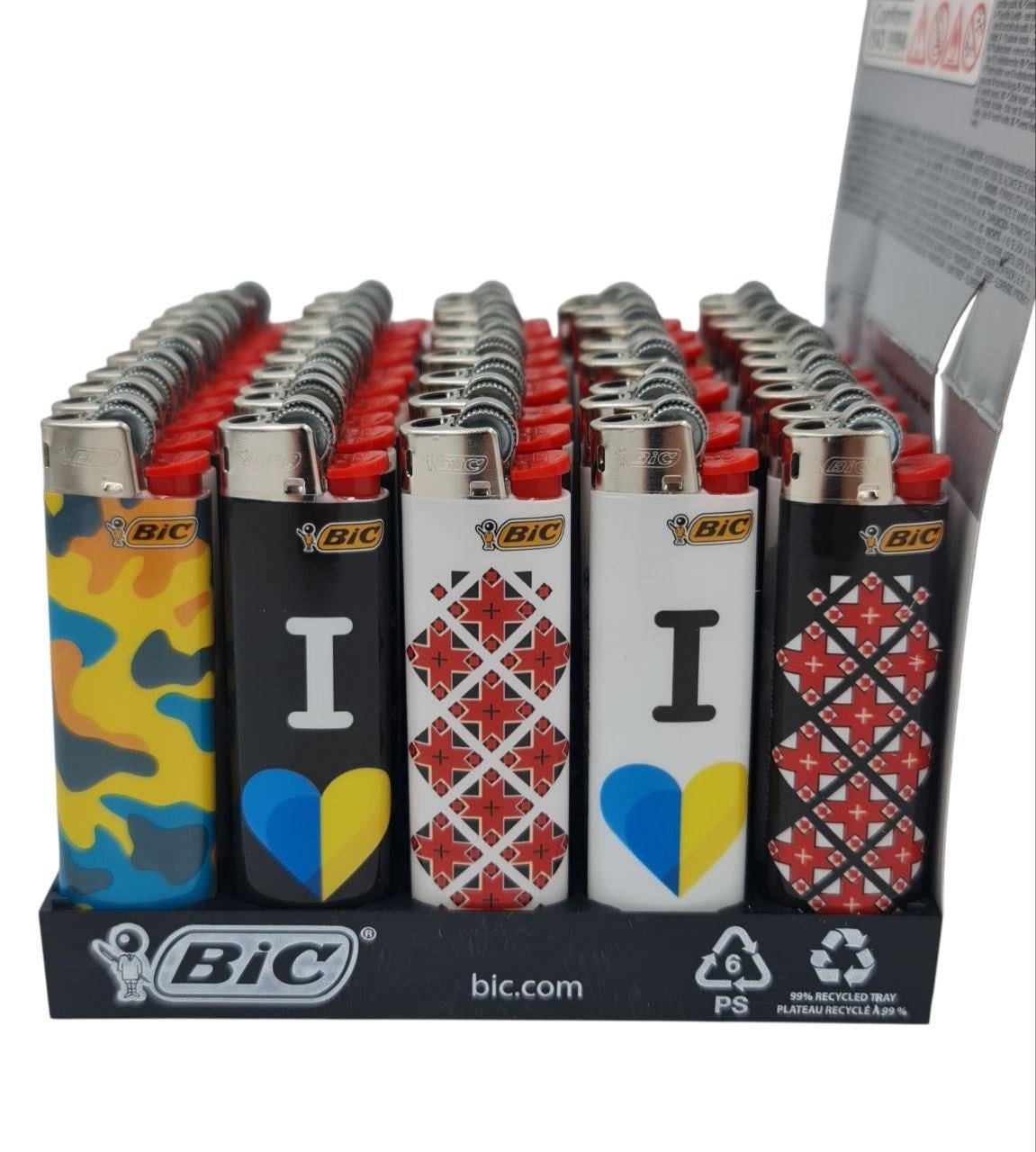 Зажигалки Bic J23 Вышиванка блок 50 шт. (523021)