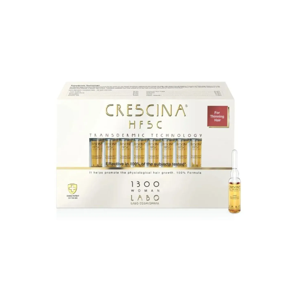 Засіб для росту волосся для жінок Crescina HFSC Transdermic 1300 20х3,5 мл
