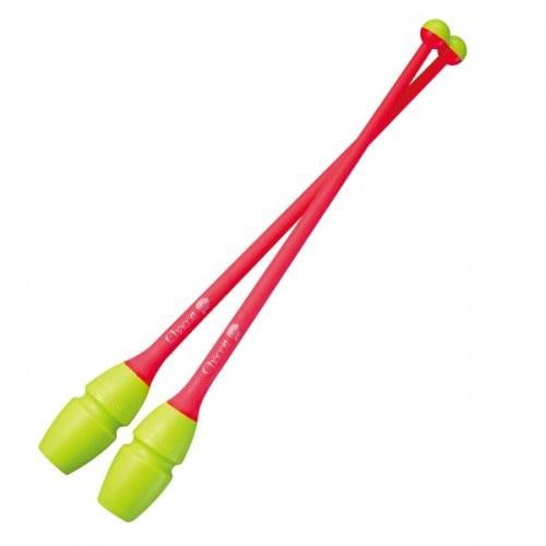 Булавы Chacott Clubs FIG 455 мм 150 г пластик/каучук Желтый/светло-оранжевый (6936116100332) - фото 1 Булавы Chacott Clubs FIG 455 мм 150 г пластик/каучук Желтый/светло-оранжевый (6936116100332) - фото 1