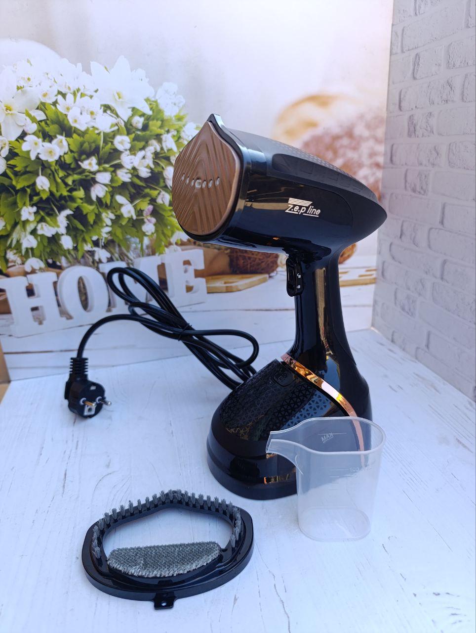 Отпариватель для одежды ручной Zepline ZP-206 с керамическим покрытием 3000 Вт Черный (ZP-206)
