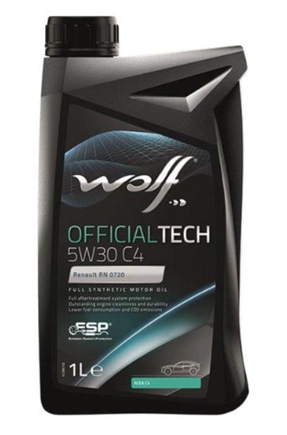 Моторное масло WOLF OfficialTech C4 C3/C4 5W-30 1 л (8308314)