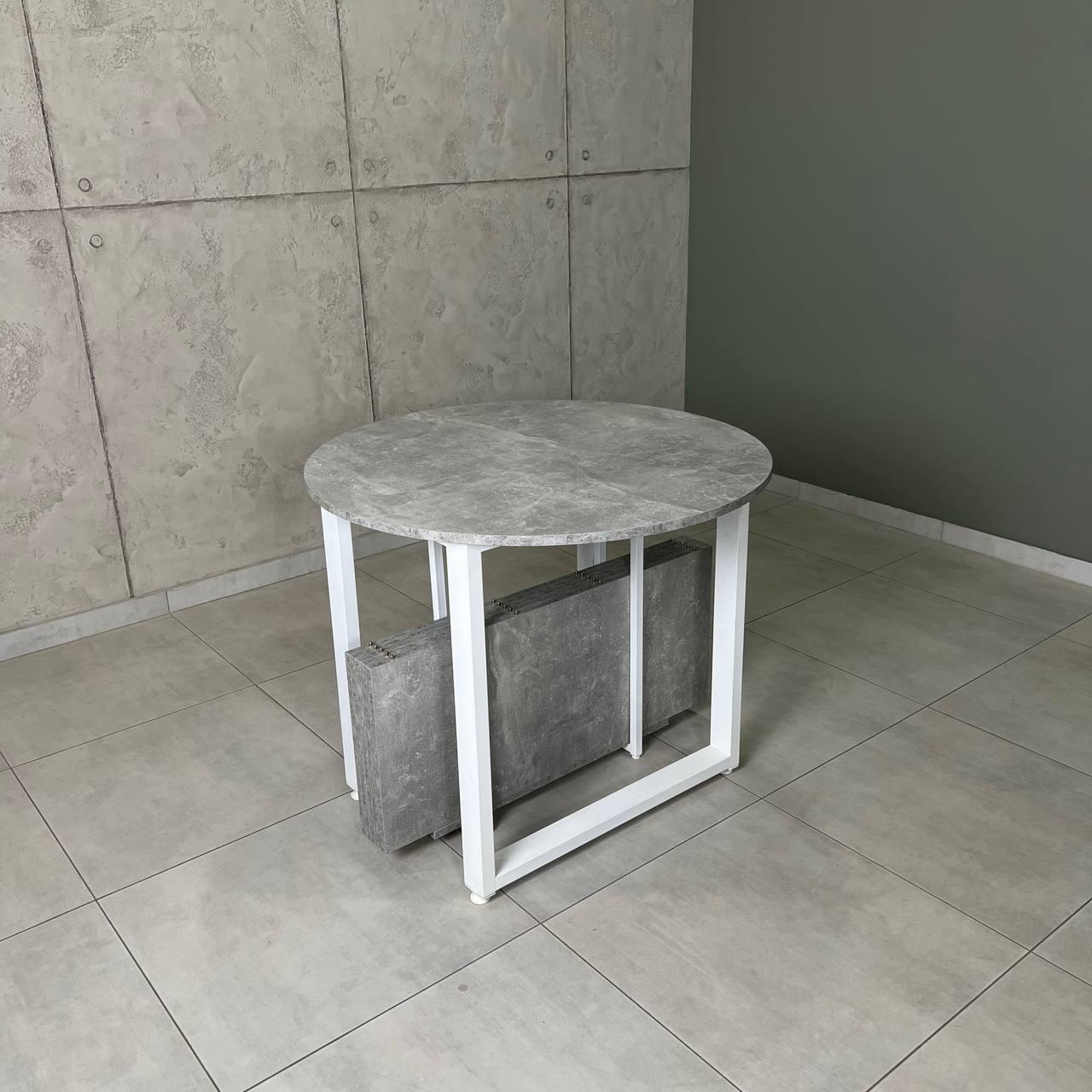 Стол кухонный LONG УТП019242 Loft овальный раздвижной 3,5 м Индастриал/Белый мет - фото 6 Стол кухонный LONG УТП019242 Loft овальный раздвижной 3,5 м Индастриал/Белый мет - фото 6