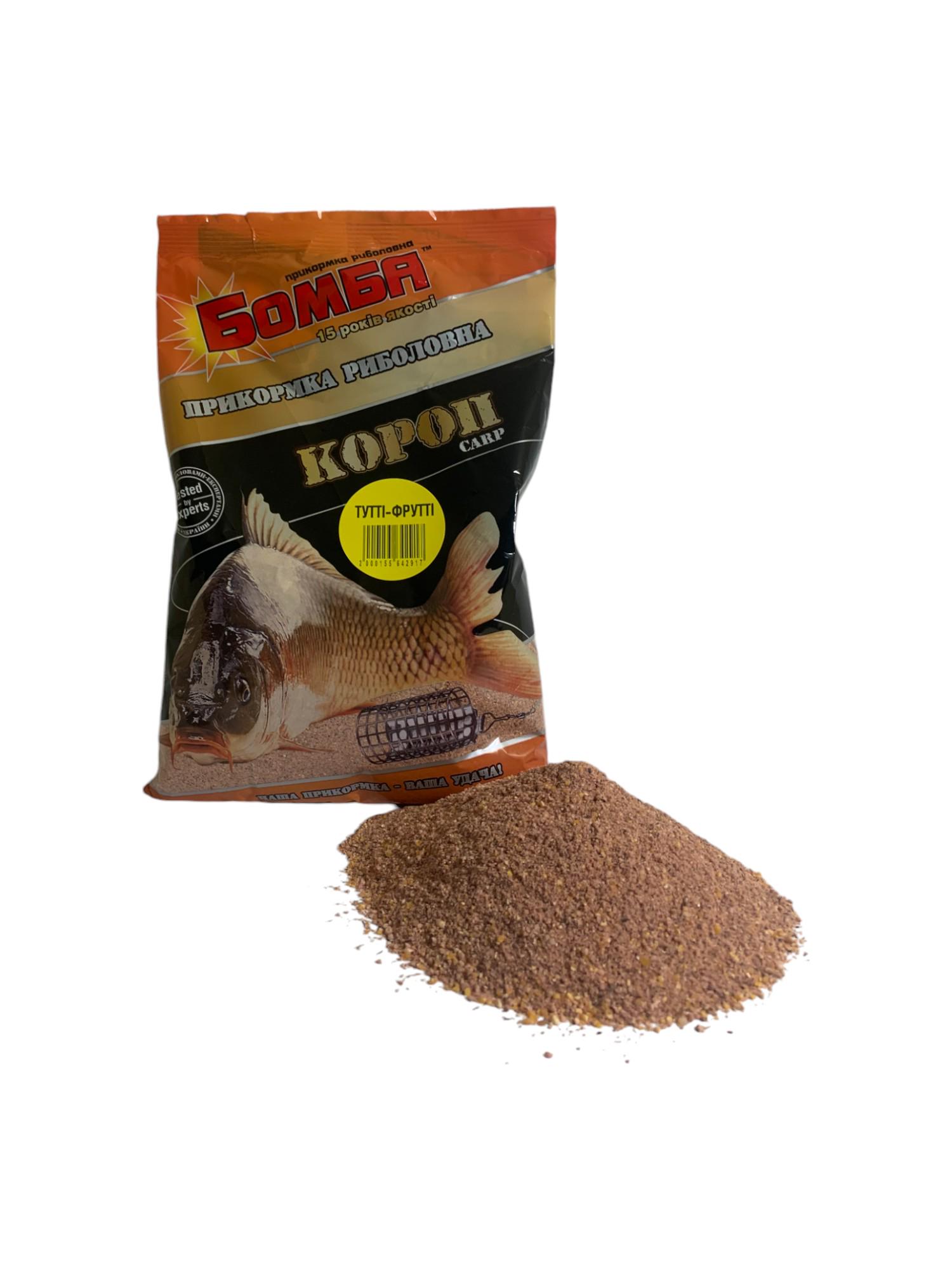 Прикормка для риболовлі Бомба Короп Тутті Фрутті 900 г (2000155642917) - фото 3
