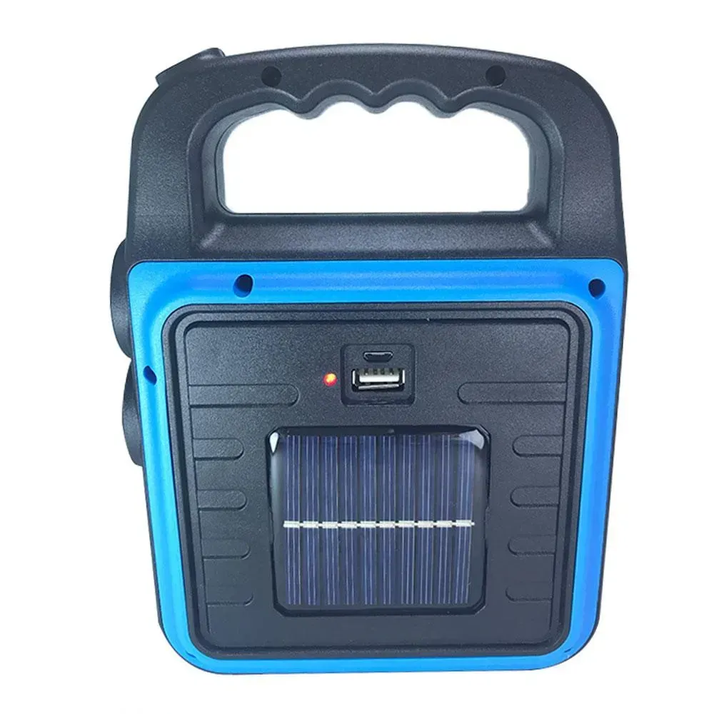 Ліхтар прожектор LED із сонячною панеллю та повербанком HS-8020 акумуляторний USB (234569133) - фото 7