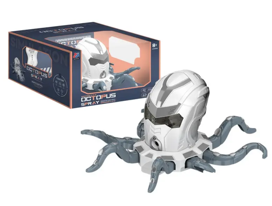 Іграшка Восьминіг на радіокеруванні звук/світло/дим 128A-34 - фото 8 Іграшка Восьминіг на радіокеруванні звук/світло/дим 128A-34 - фото 8