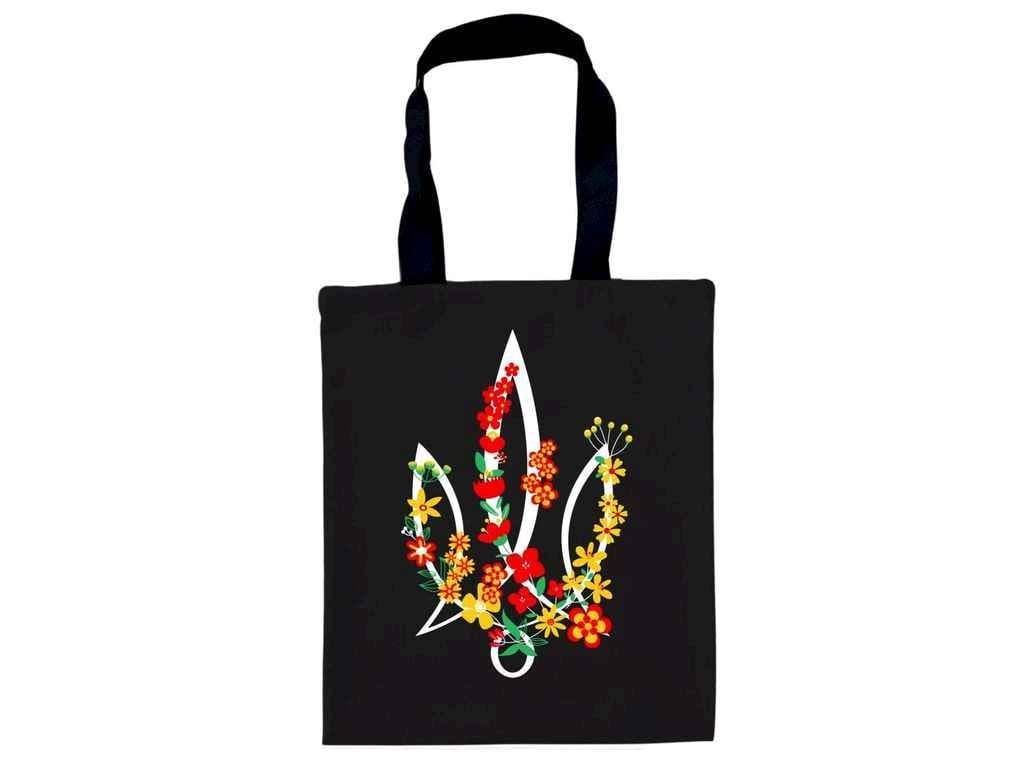Сумка-шопер Кварта Цветущий трезубец габардин 35x40 см Черный (1062227) Сумка-шопер Кварта Цветущий трезубец габардин 35x40 см Черный (1062227)