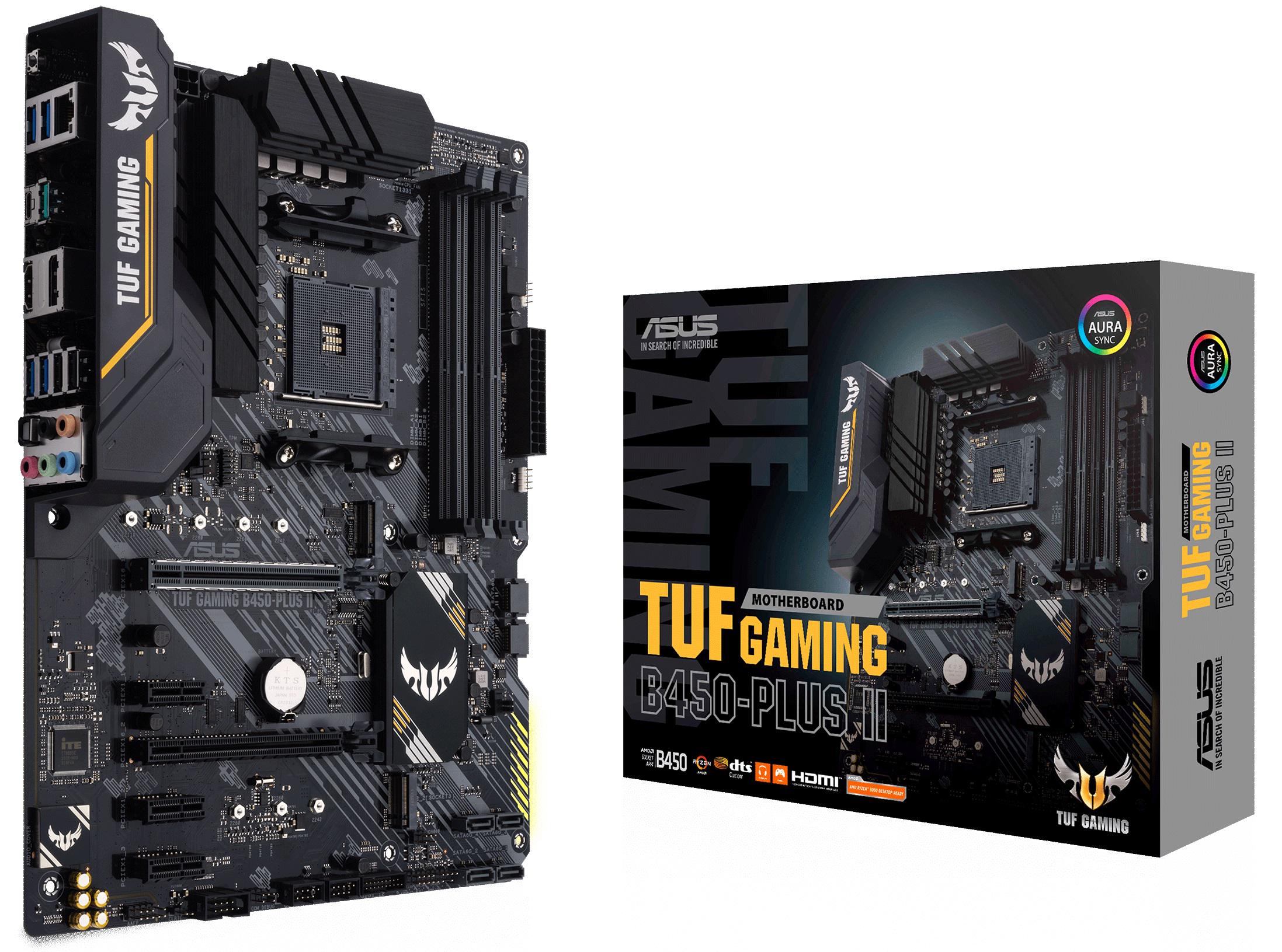 Материнская плата Asus TUF GAMING B450-PLUS II (12430258) - фото 4