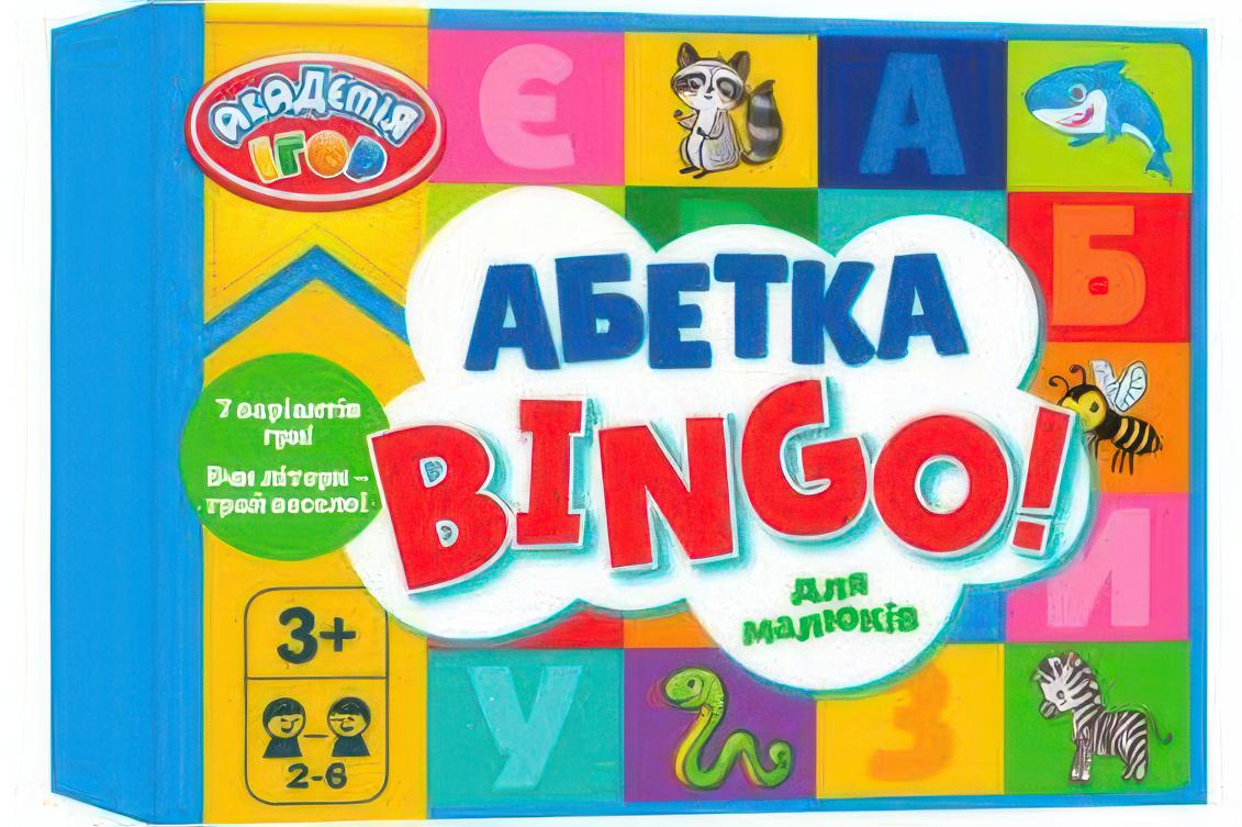 Настольная игра Limo Toy Бинго карты фишки украинский алфавит 26,5х20х5 см от 3 лет ЗоЛотой (SR-113-N-1170)