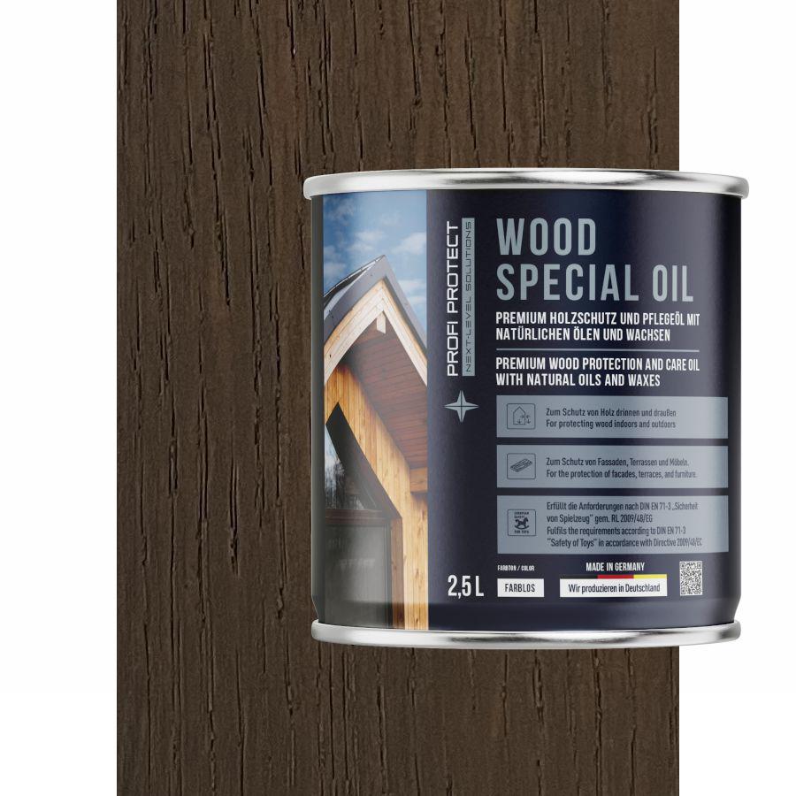 Олія ProfiProtect Wood Special Oil з воском 2,5 л Sepia Braun 75 eiche (24648128) - фото 1 Олія ProfiProtect Wood Special Oil з воском 2,5 л Sepia Braun 75 eiche (24648128) - фото 1