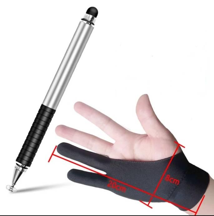 Стилус емкостный двухсторонний для рисования Серебристый (00524P) - фото 2 Стилус емкостный двухсторонний для рисования Серебристый (00524P) - фото 2