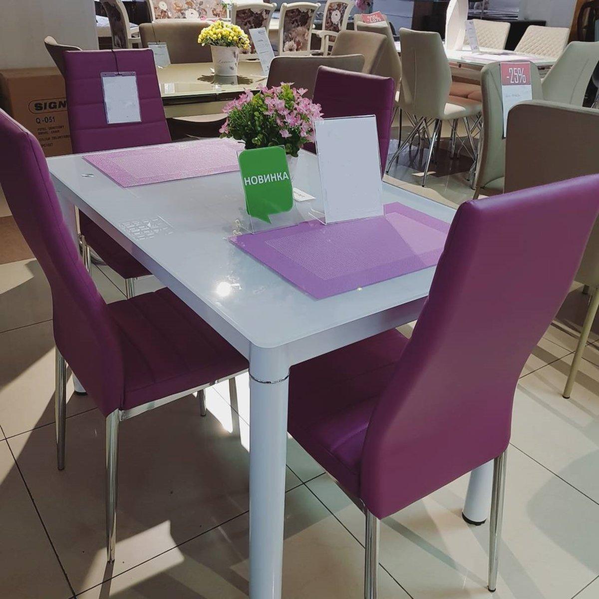 Стіл нерозкладний для кухні GALANT 110х70 см Білий - фото 2 Стіл нерозкладний для кухні GALANT 110х70 см Білий - фото 2