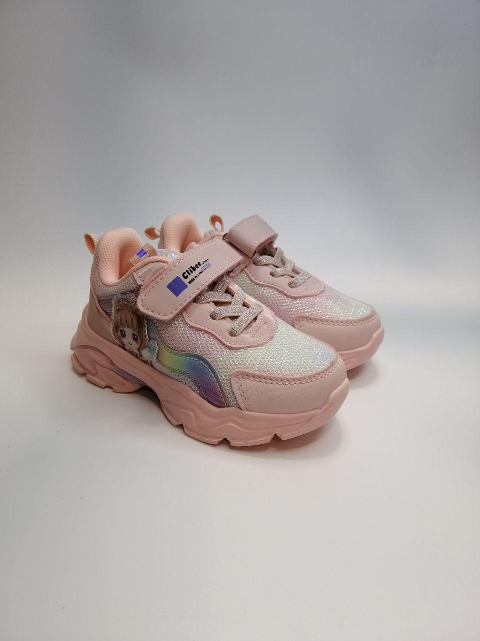 Кросівки для дівчинки Clibee р. 31 18.9 см Рожевий (140 Е pink)