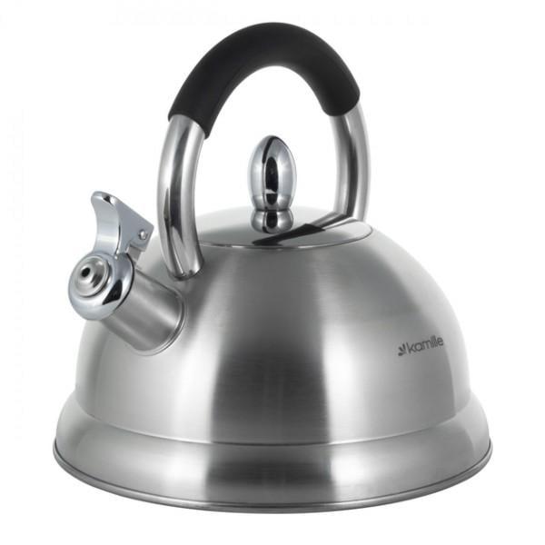 Чайник Kamille KM-1097 из нержавеющей стали со свистком 2,7 л