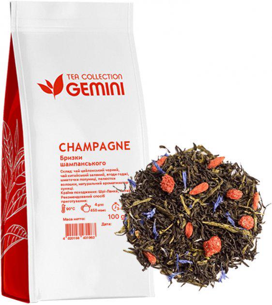 Чай розсипний Gemini Tea Collection Champagne 100 г (4820156431963)