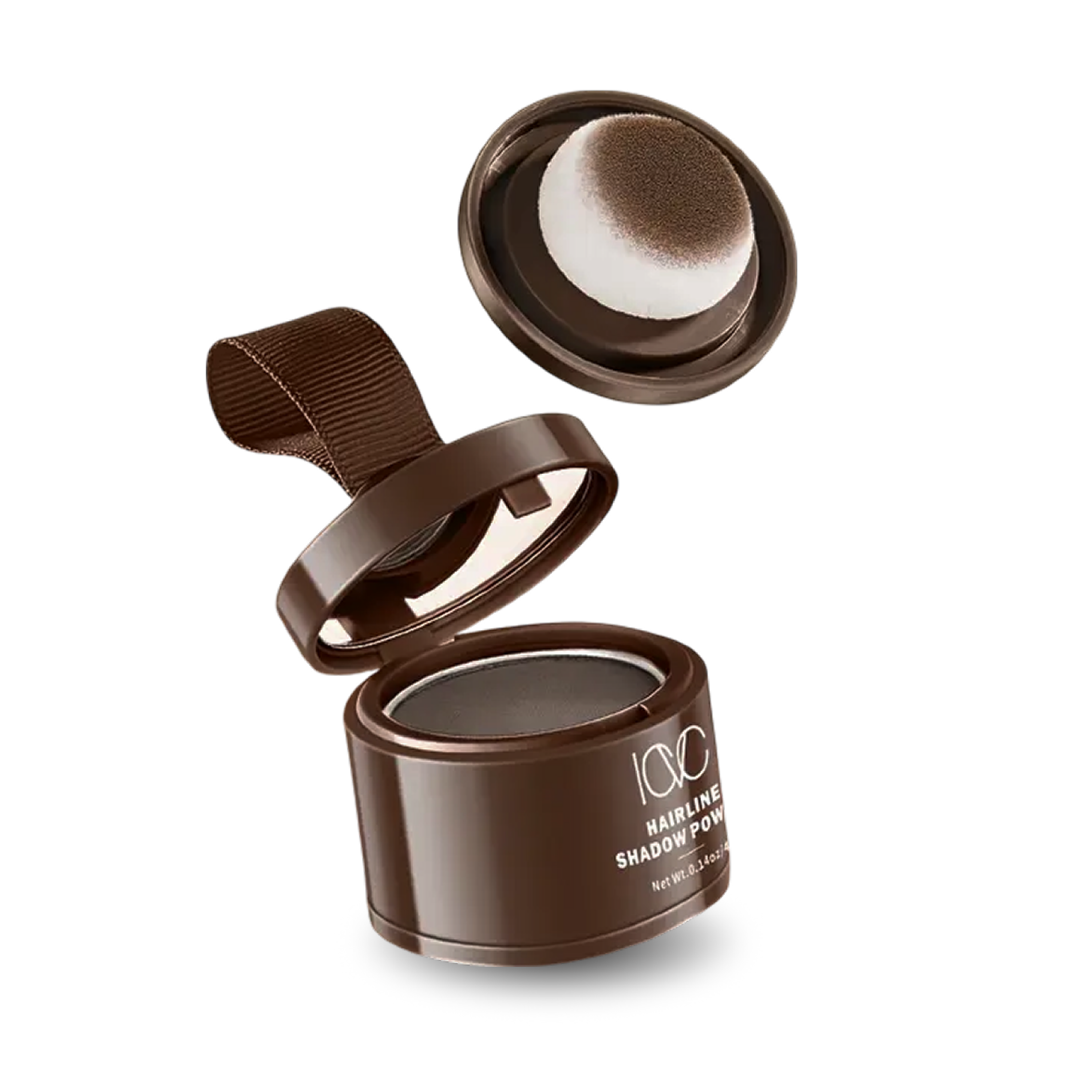 Пудра оттеночная для густоты и линии роста волос ICVC с эффектом объема Dark brown (2677897636)